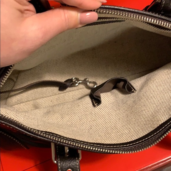 Dooney & Bourke Vintage Brown Domed Satchel - Picture 6 of 6